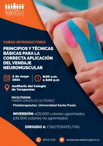 Curso introductorio sobre principios y técnicas básicas para la correcta aplicación del vendaje neuromuscular
